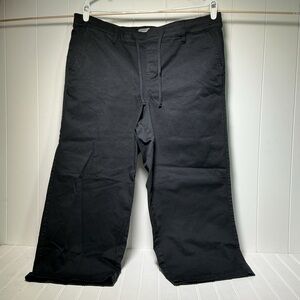 Torrid Black Capri Pants Women's Plus Size 2X Pull-on Drawstring